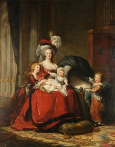 Marie-Antoinette de Lorraine-Habsbourg, Queen of France and Her Children